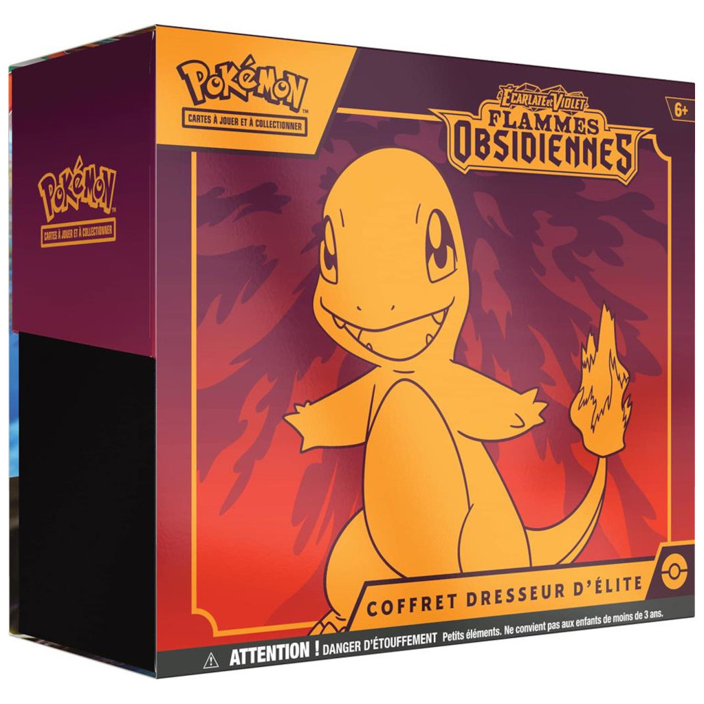 Pokemon EV03 : Flammes Obsidiennes - Coffret Dresseur d'Elite