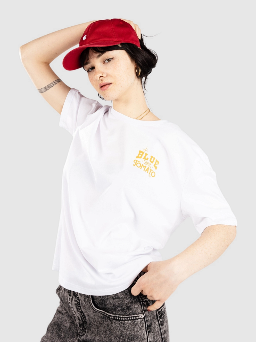 Blue Tomato Buckle Up T-Shirt white