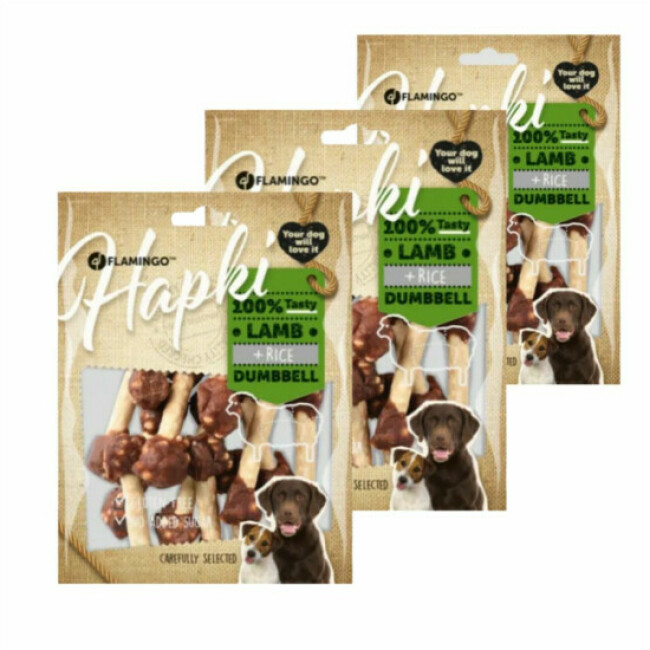 Sachet de friandises Hapki haltères pour chien