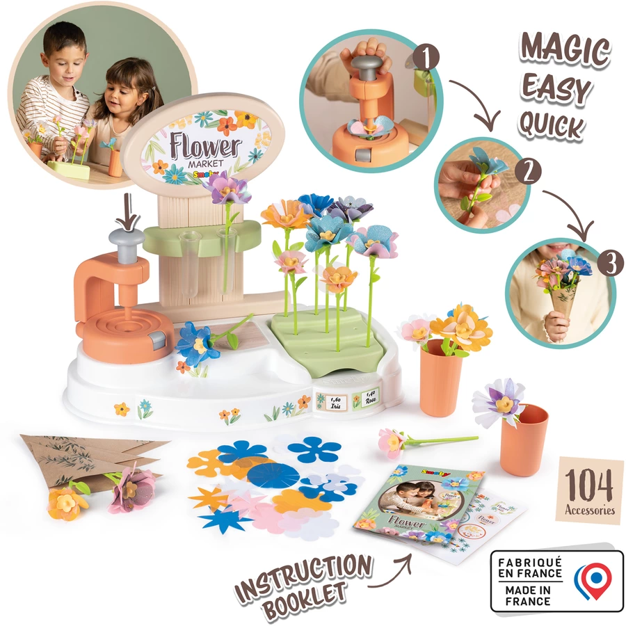 Smoby Kreativset Flower Market