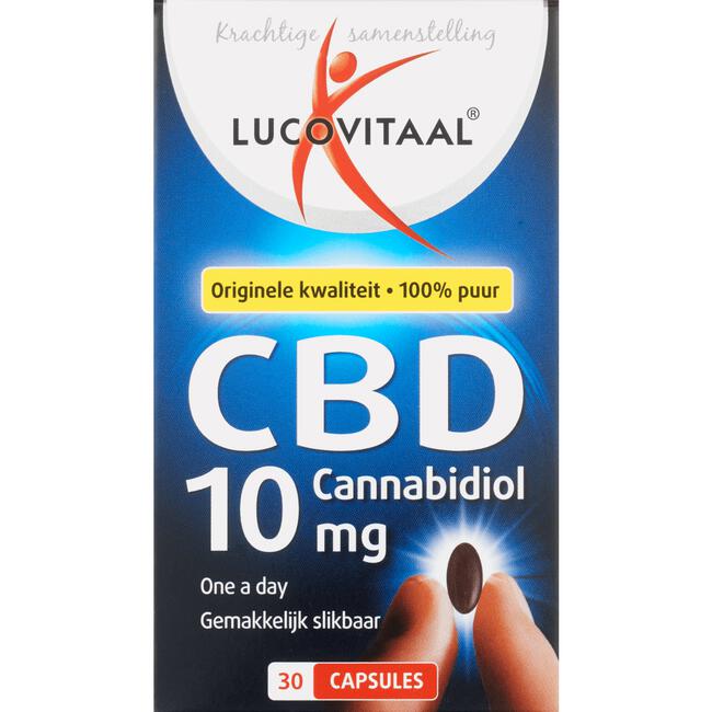 Lucovitaal CBD 10 mg Cannabidiol Capsules