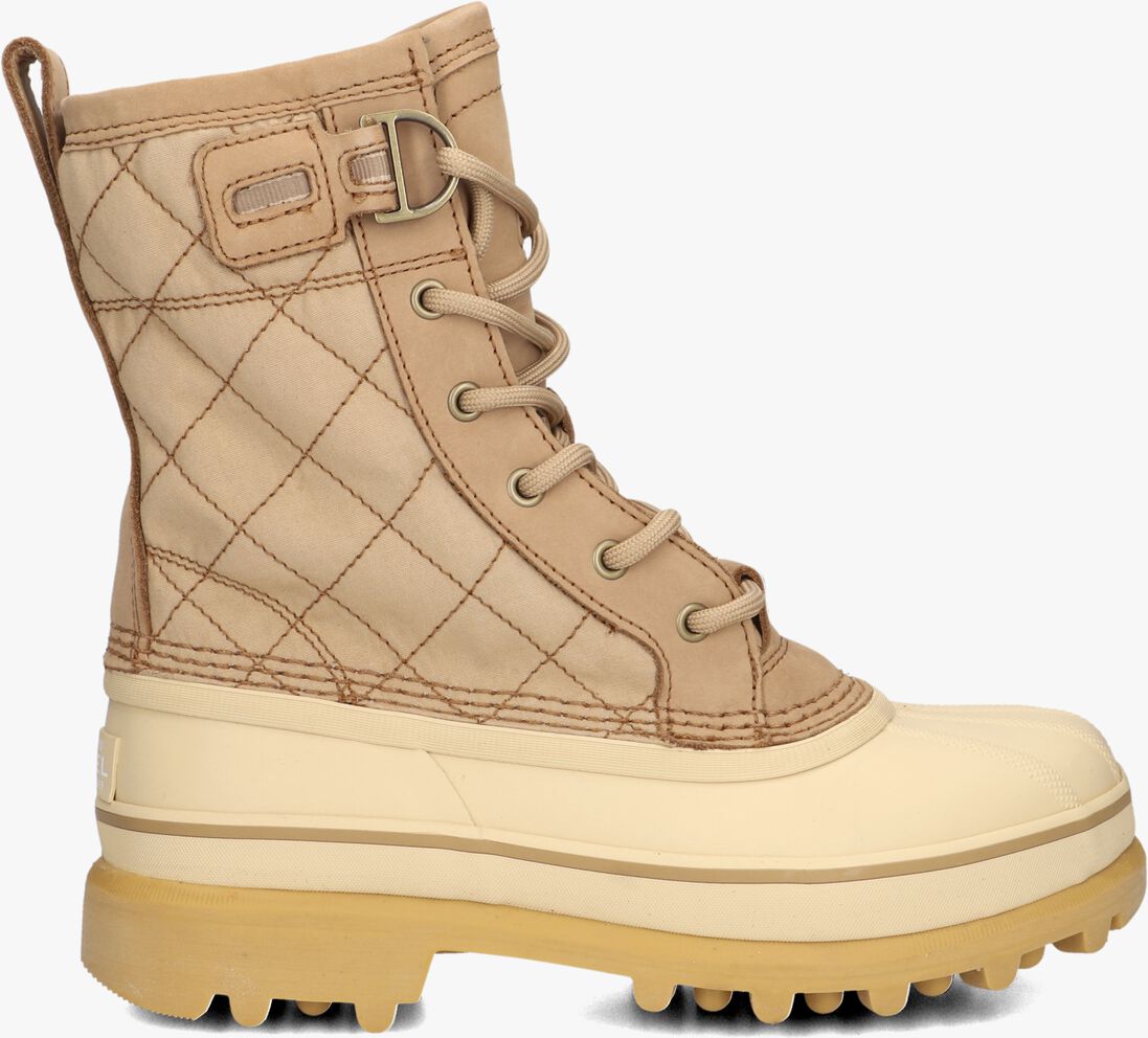 beige sorel veterboots caribou royal wp dames