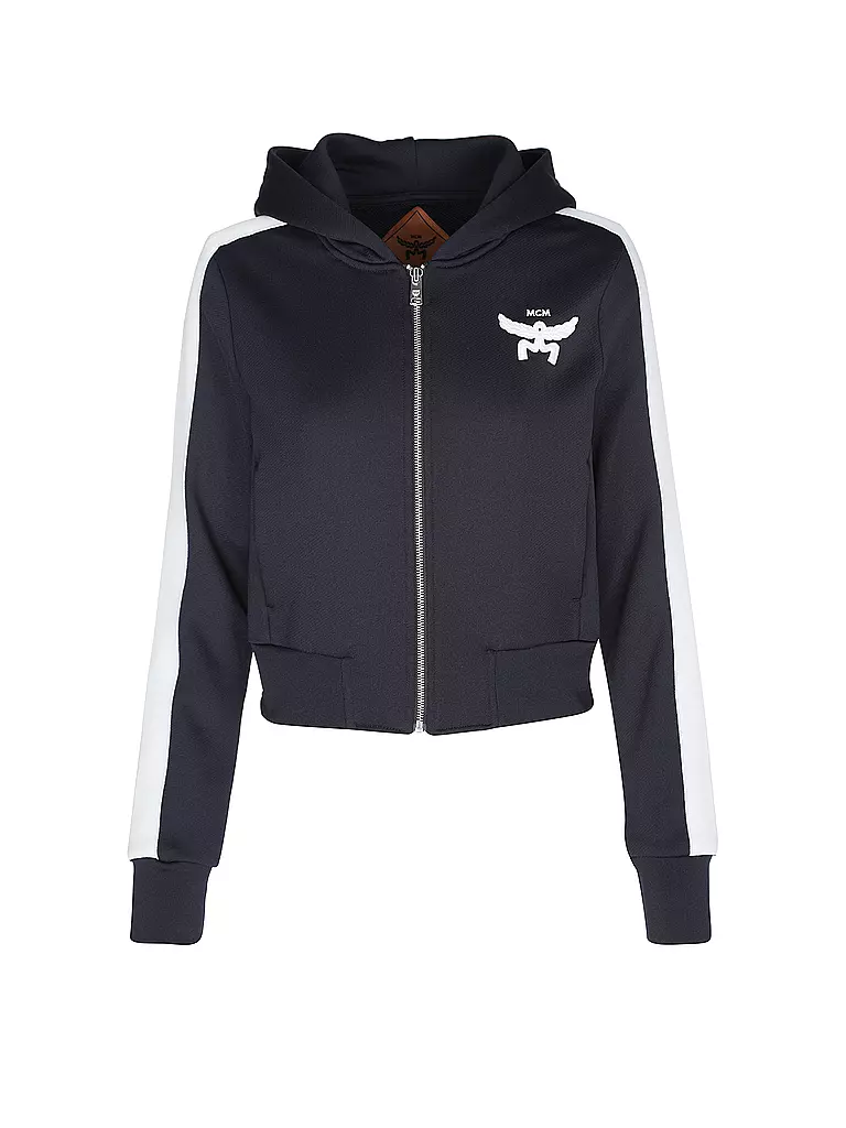 MCM Kapuzensweaterjacke ESSENTIAL LAUREL dunkelblau
