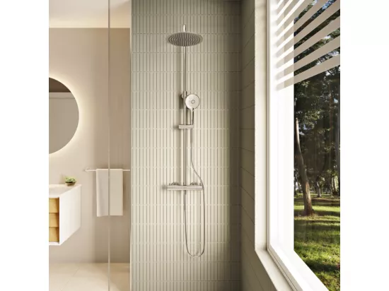 Colonne de douche VITRA Aquaheat Bliss 250 + Nettoyant Briochin