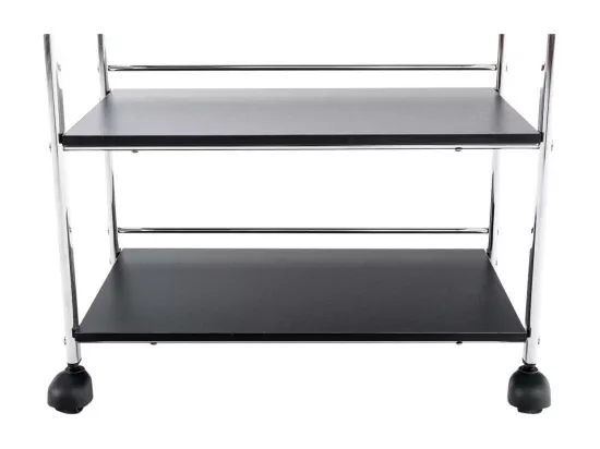 Chariot de service - Bois - Noir - PL912
