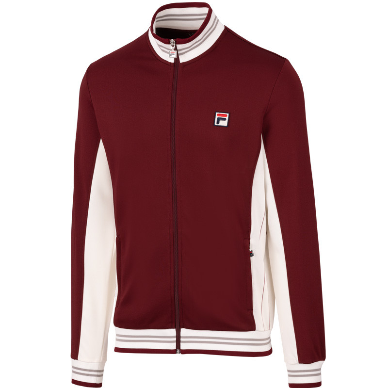 Veste de tennis homme Fila Bjorn bordeaux