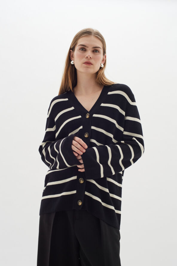 InWear SeffieIW Cardigan Black / whisper white