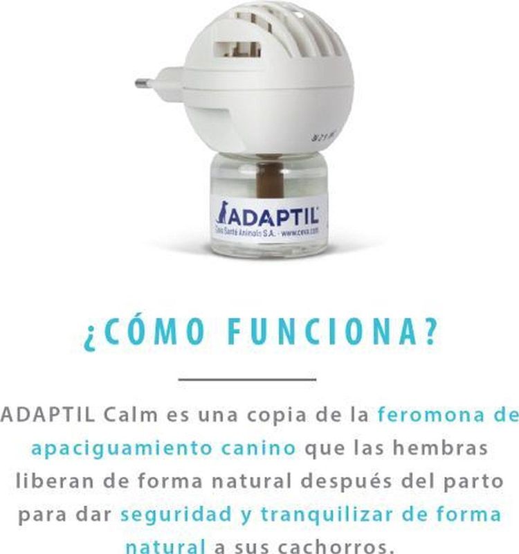 Adaptil - Diffuser En Navulling - 48ml - Kalmerende Feromonen Voor Honden