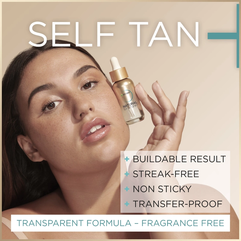Garnier Ambre Solaire Natural Bronzer Self Tan Face Drops 30 ml