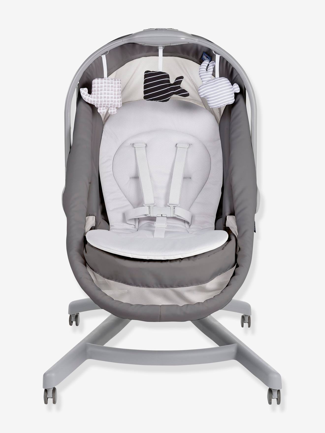 Baby Hug 4 em 1 Air CHICCO cinza escuro liso