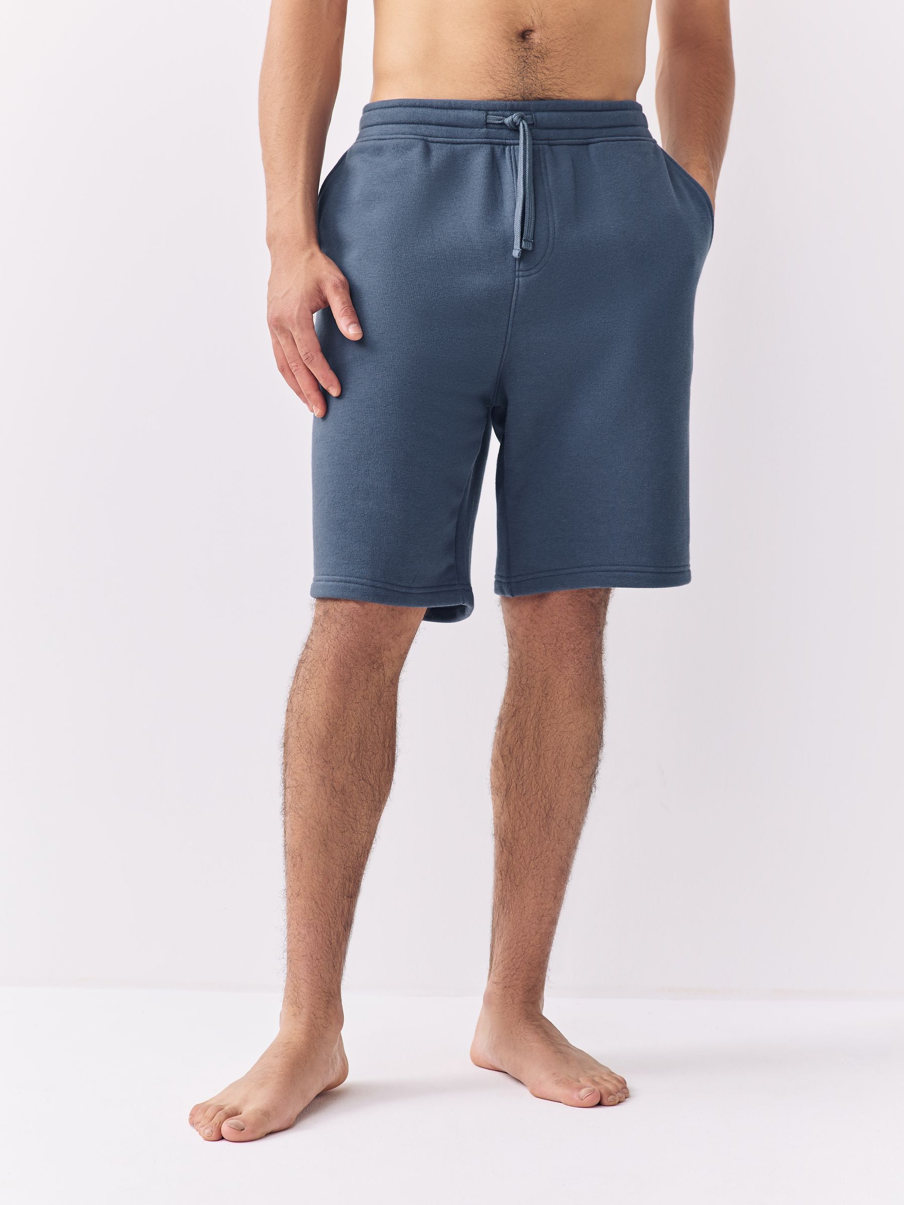 Vintage blauw - Cotton Blend Brushed Jersey Shorts