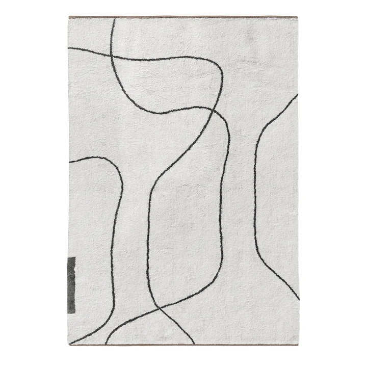 Mette Ditmer - Shadow Teppich, 140 x 200 cm, off-white