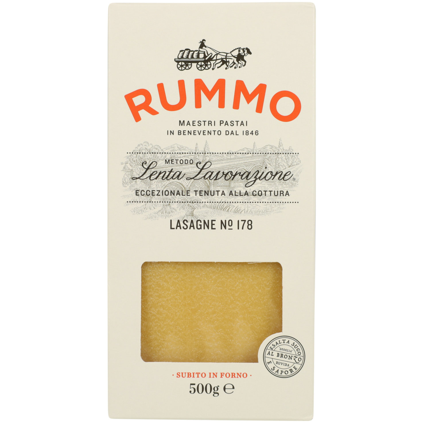 Rummo Lasagne ohne Ei