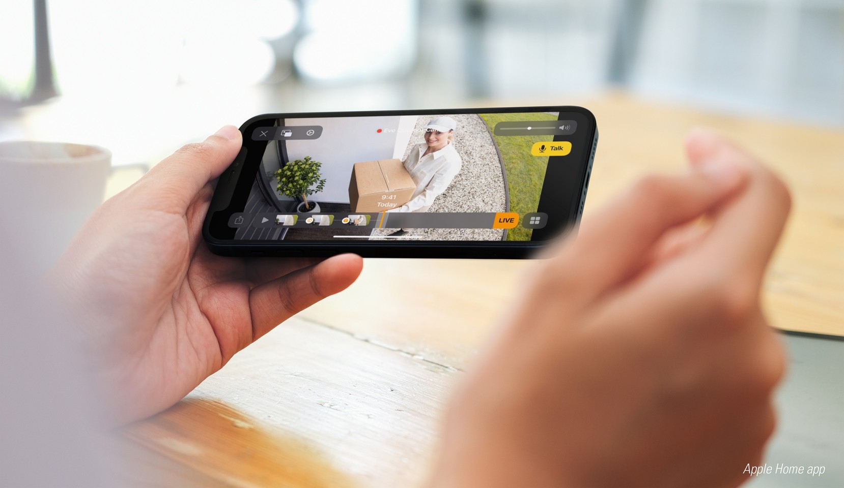 Eve - Outdoor Cam - Projektørkamera med Apple HomeKit Secure Video teknologi