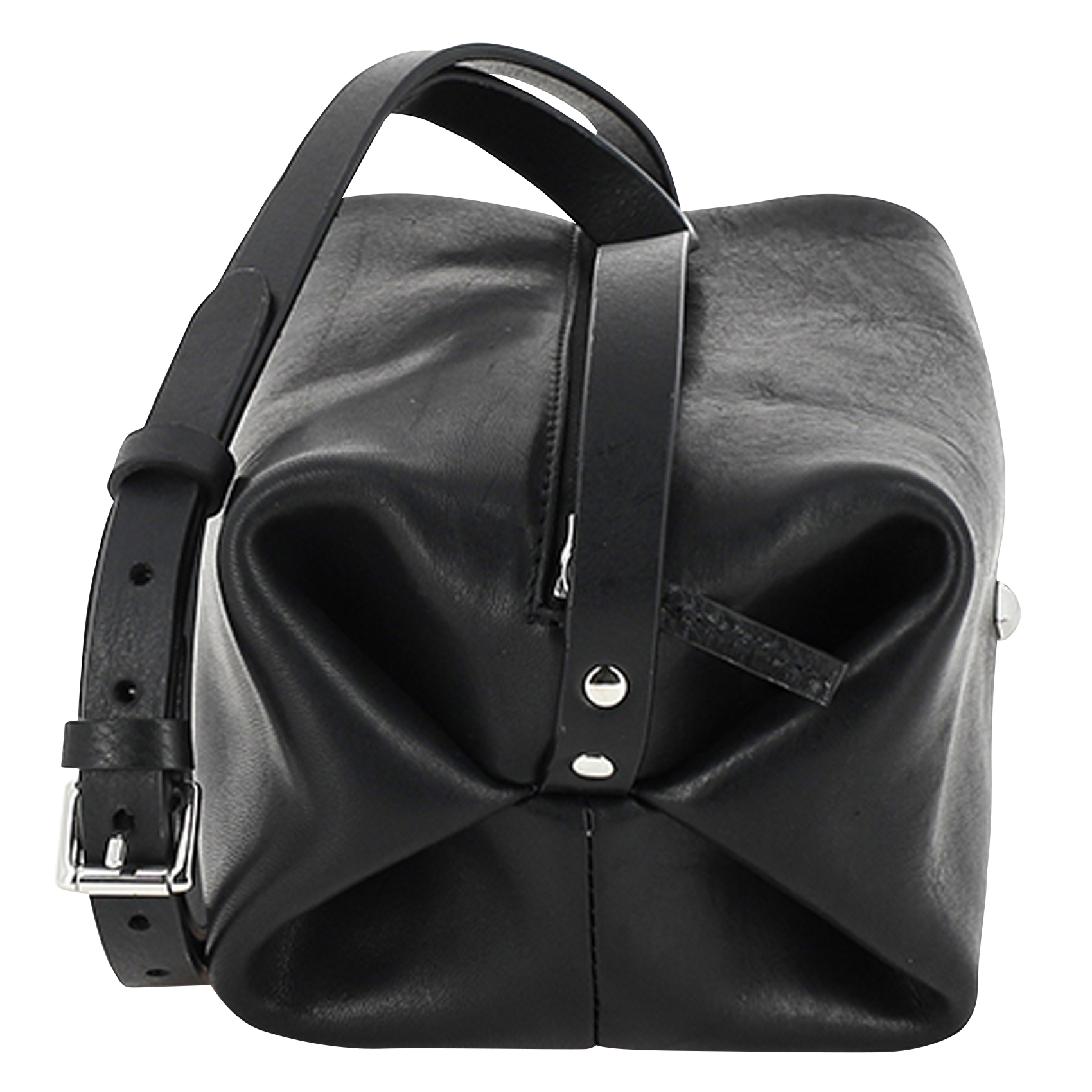 LE MINI SOHNA CUIR - Sac à main en cuir| Noir