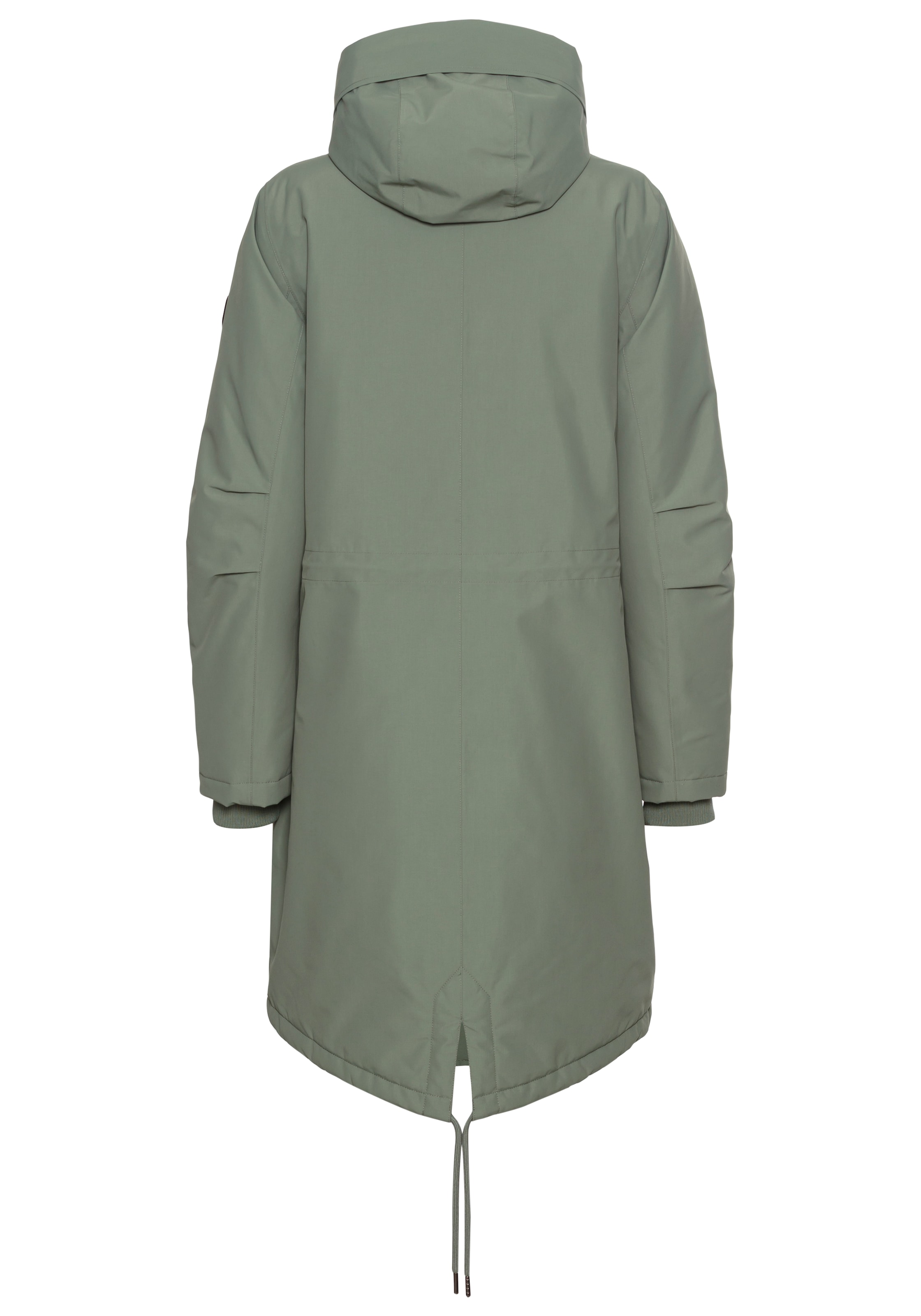 Polarino Parka mit Kapuze Atmungsaktiv, winddicht, wasserdicht, Im Oversize Look, weite Form