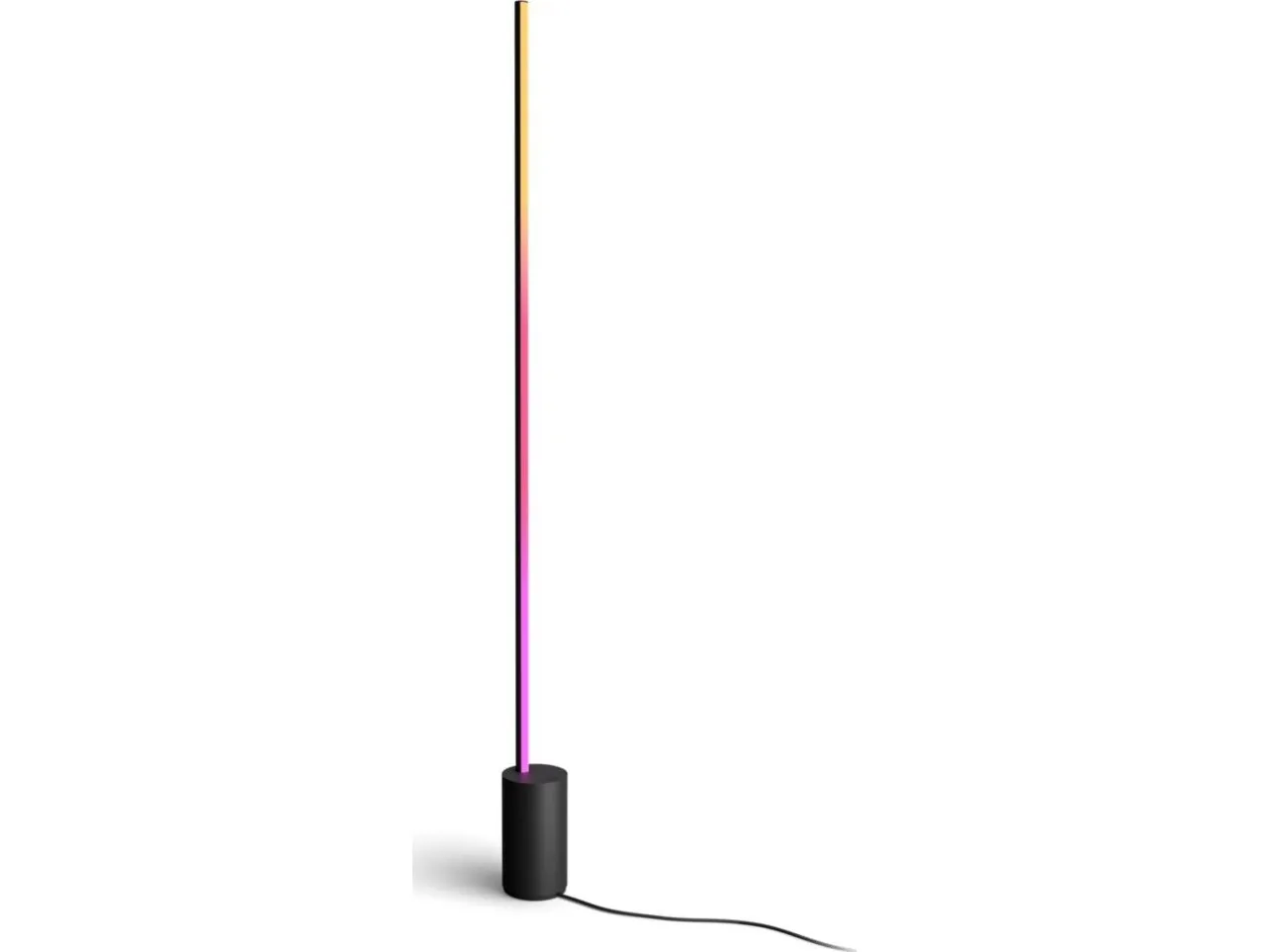 Philips Hue White and Color Ambiance Gradient Signe - Gulvlampe - LED - 29 W - 16 millioner farver/varmt til køligt hvidt lys - 2000-6500 K - sort