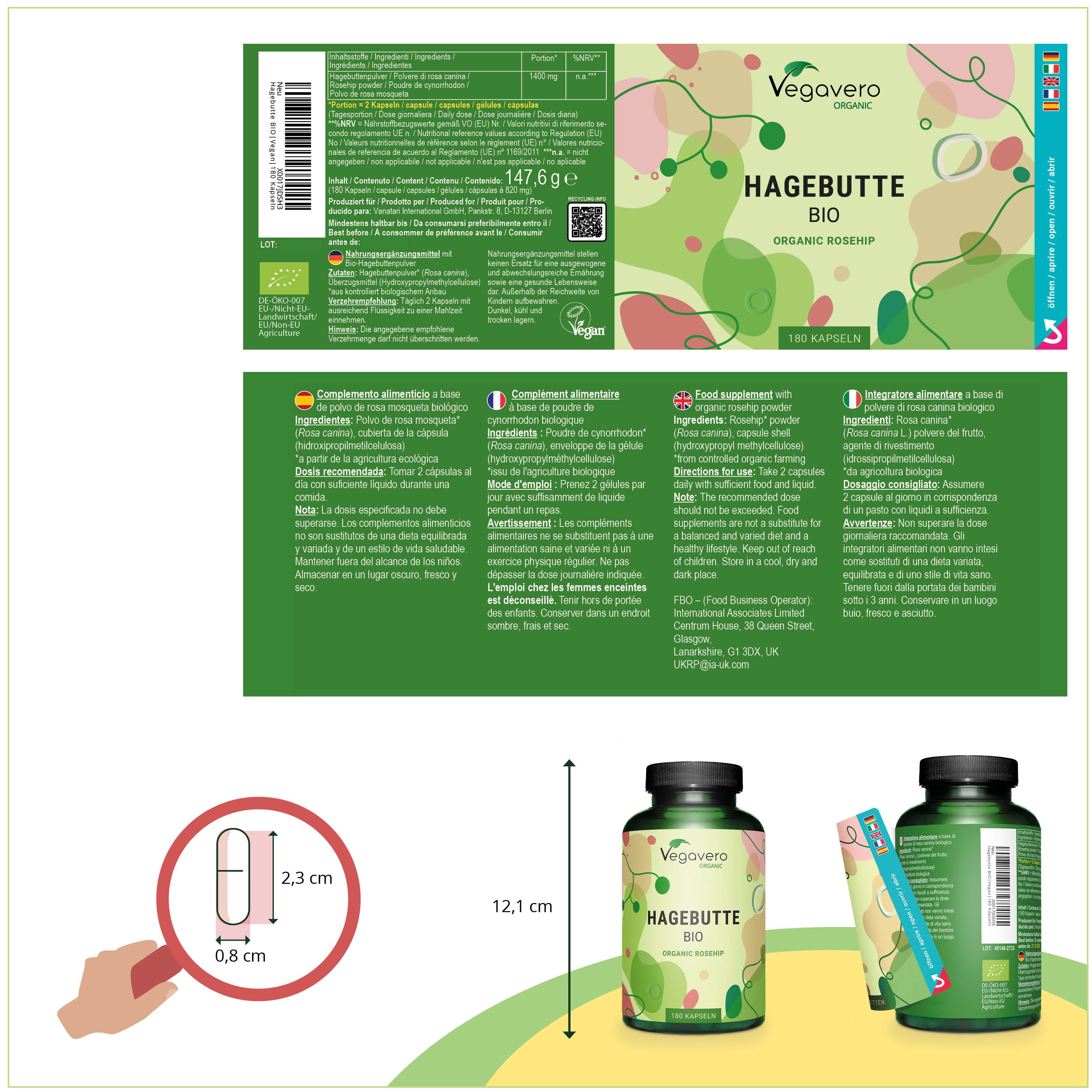 VEGAVERO Hagebutte BIO
