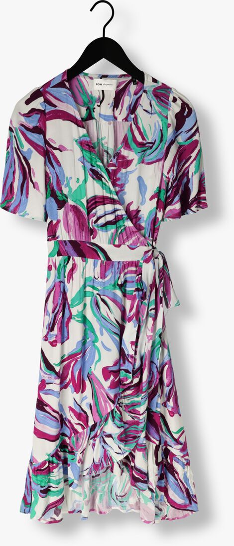 POM AMSTERDAM witte pom amsterdam midi jurk fiore di zucca dress