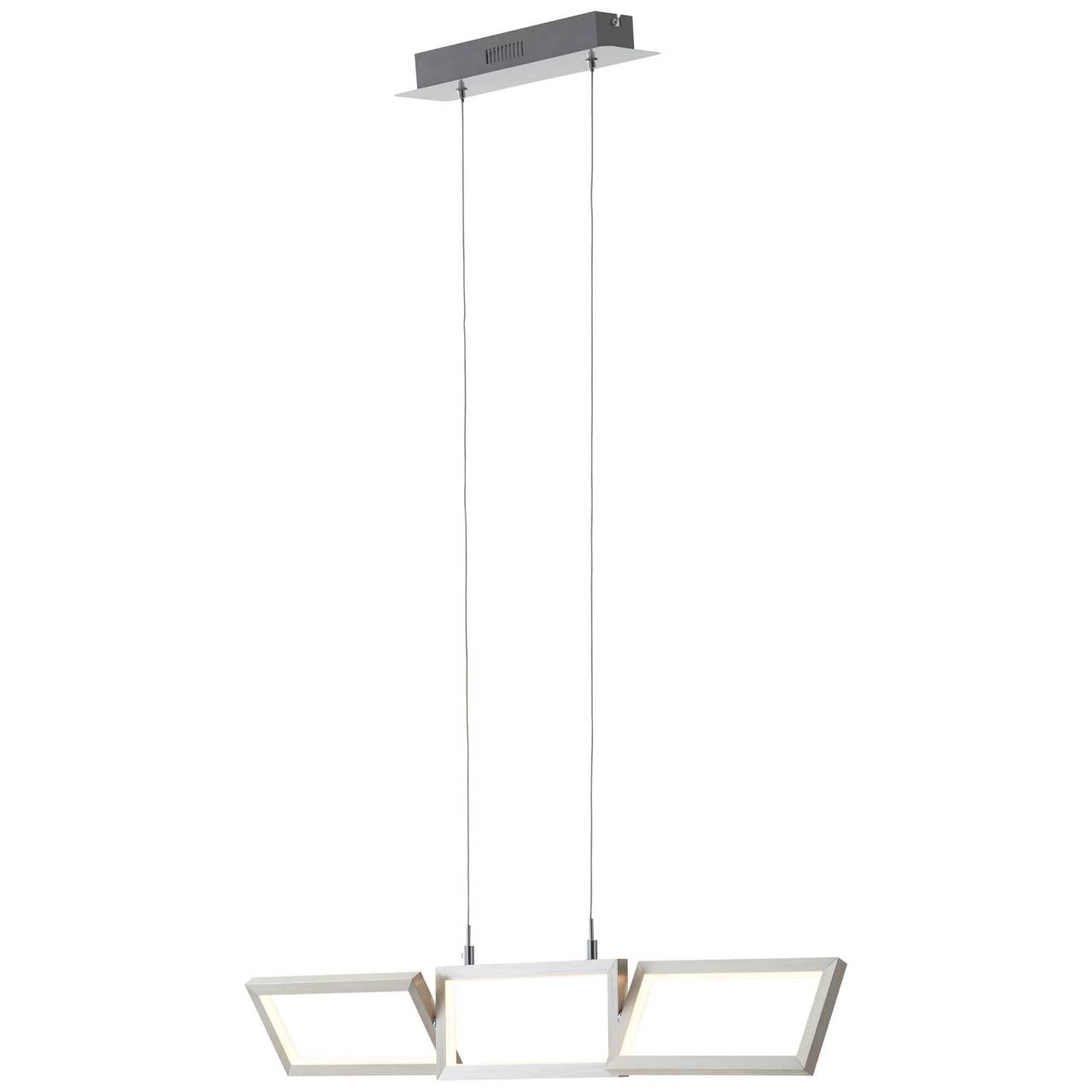 Brilliant Pendelleuchte »Tunar« LED-Modul 1 Stk. Warmweiss LED Hängelampe 3flg alu