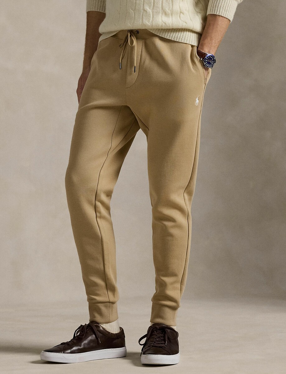 POLO RALPH LAUREN<br>Calças esportivas de malha dupla