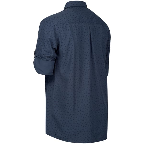 Chemise randonnée REGATTA MINDANO V LS BLUE WING SMALL FLORAL