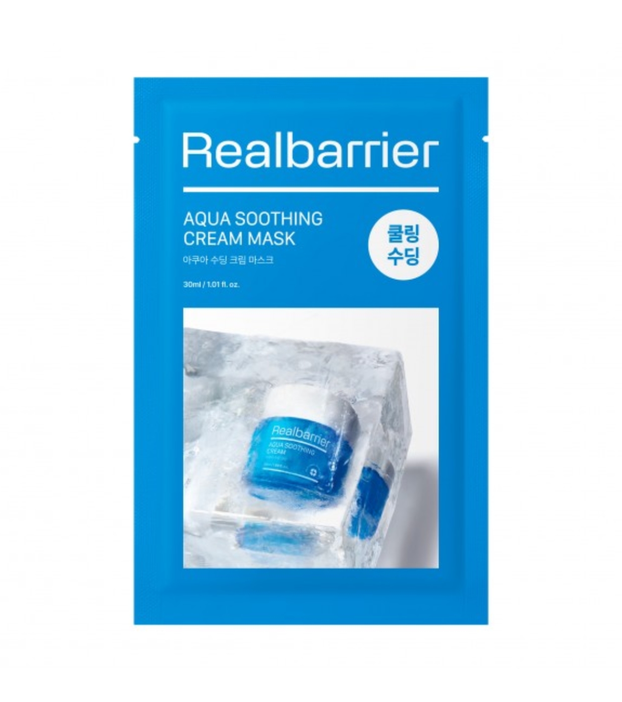 Real Barrier - Máscara Facial Aqua Soothing Cream Mask