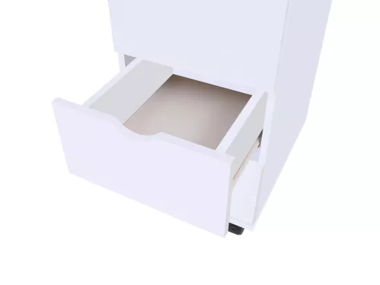 Meuble à tiroirs 33x45x60 cm Blanc