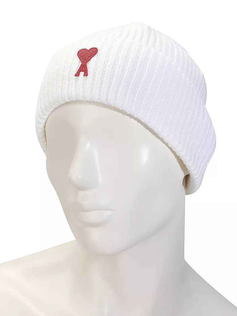 AMI PARIS Mütze - Haube ADC BEANIE weiss