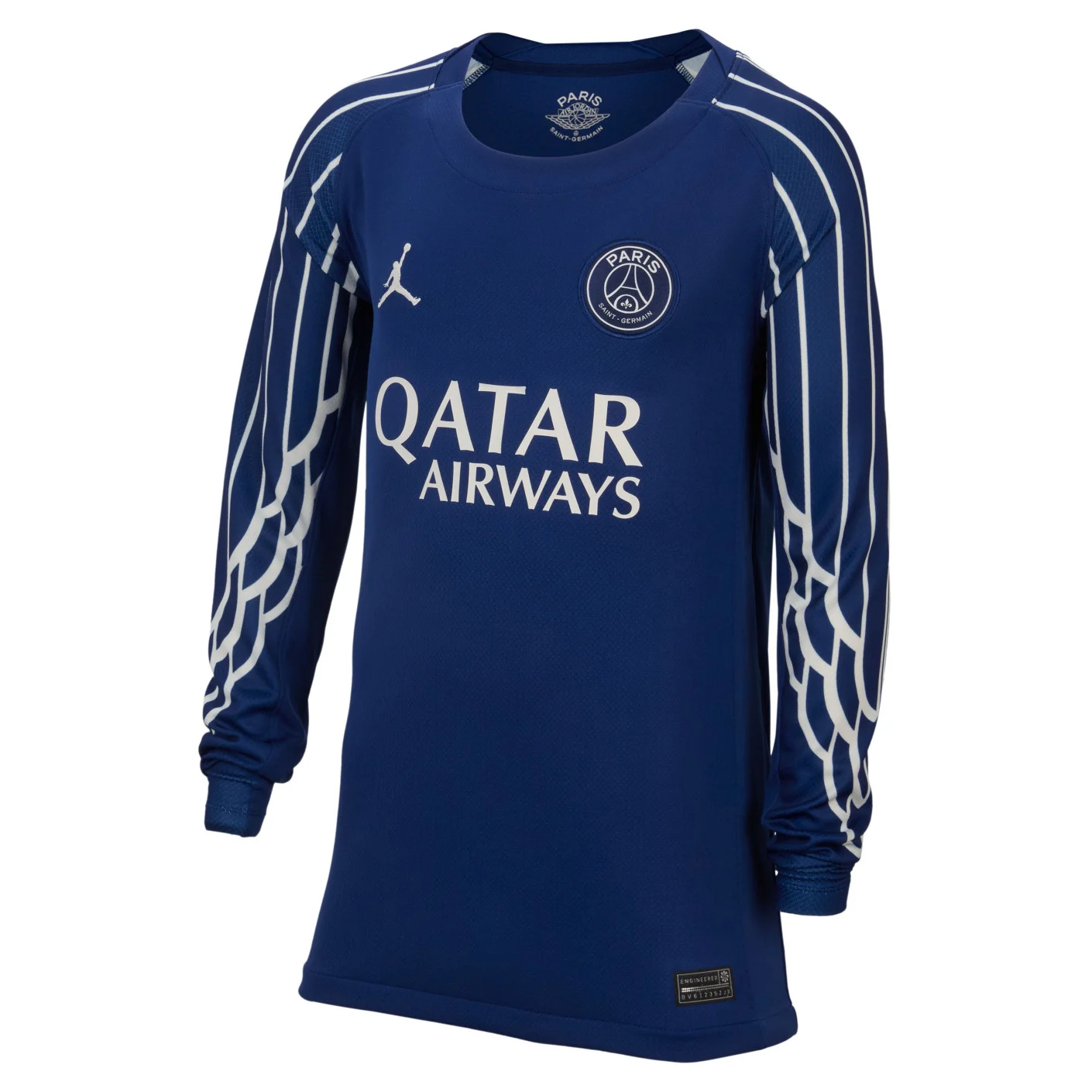 Nike Paris Saint-Germain x Jordan 4e Shirt Lange Mouwen 2024-2025 Kids