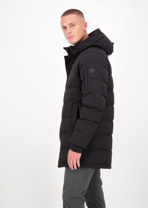 Airforce Jas Zwart Normaal Mannen Herfst/Winter Collectie Polyester