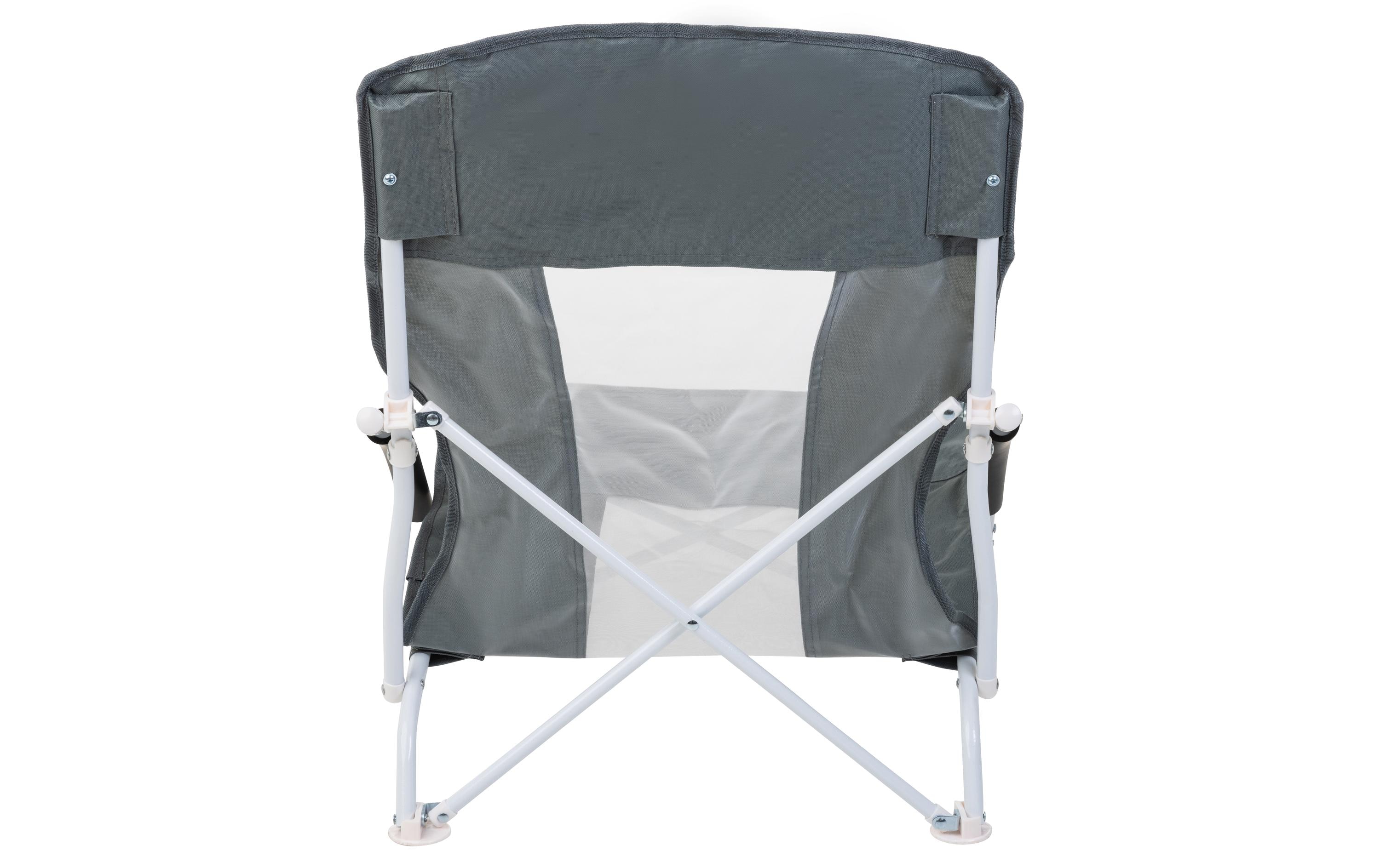 Strandstuhl Puoolo, DunkelgrauGemütlicher Campingstuhl
