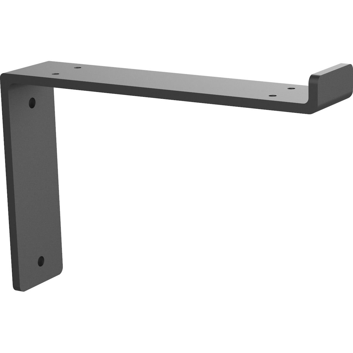 Epoq Classic hylleknekter 18 cm, 2 stk. (sorte)