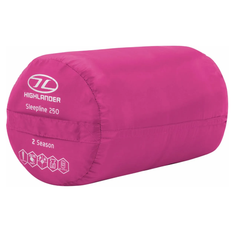 Highlander sleepline 250 mummyslaapzak - pink