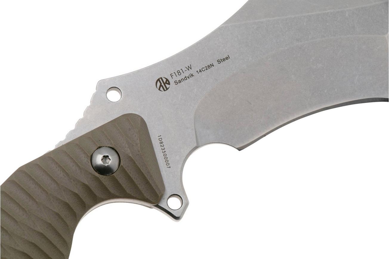 Ruike F181-W 14C28N, Sand Coyote G10, tactisch mes