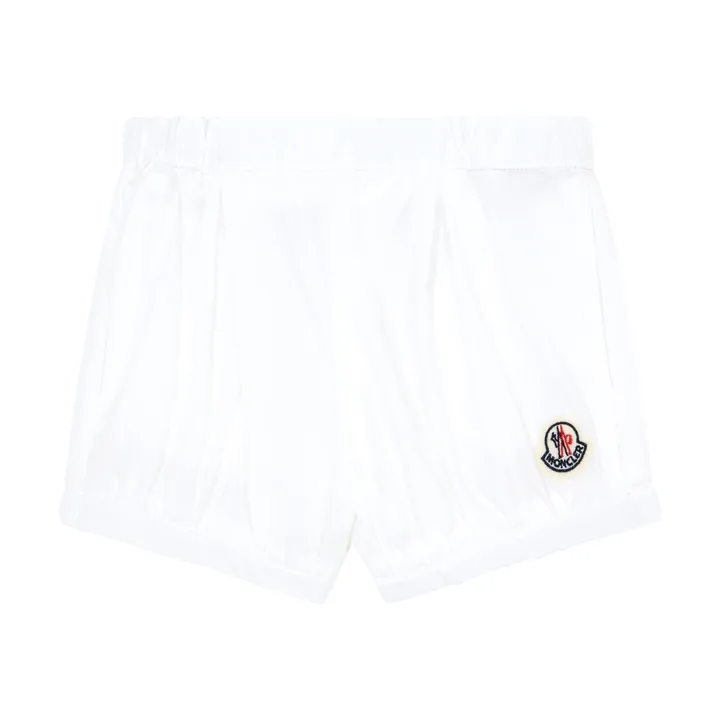 Moncler Short Logo | Blanc