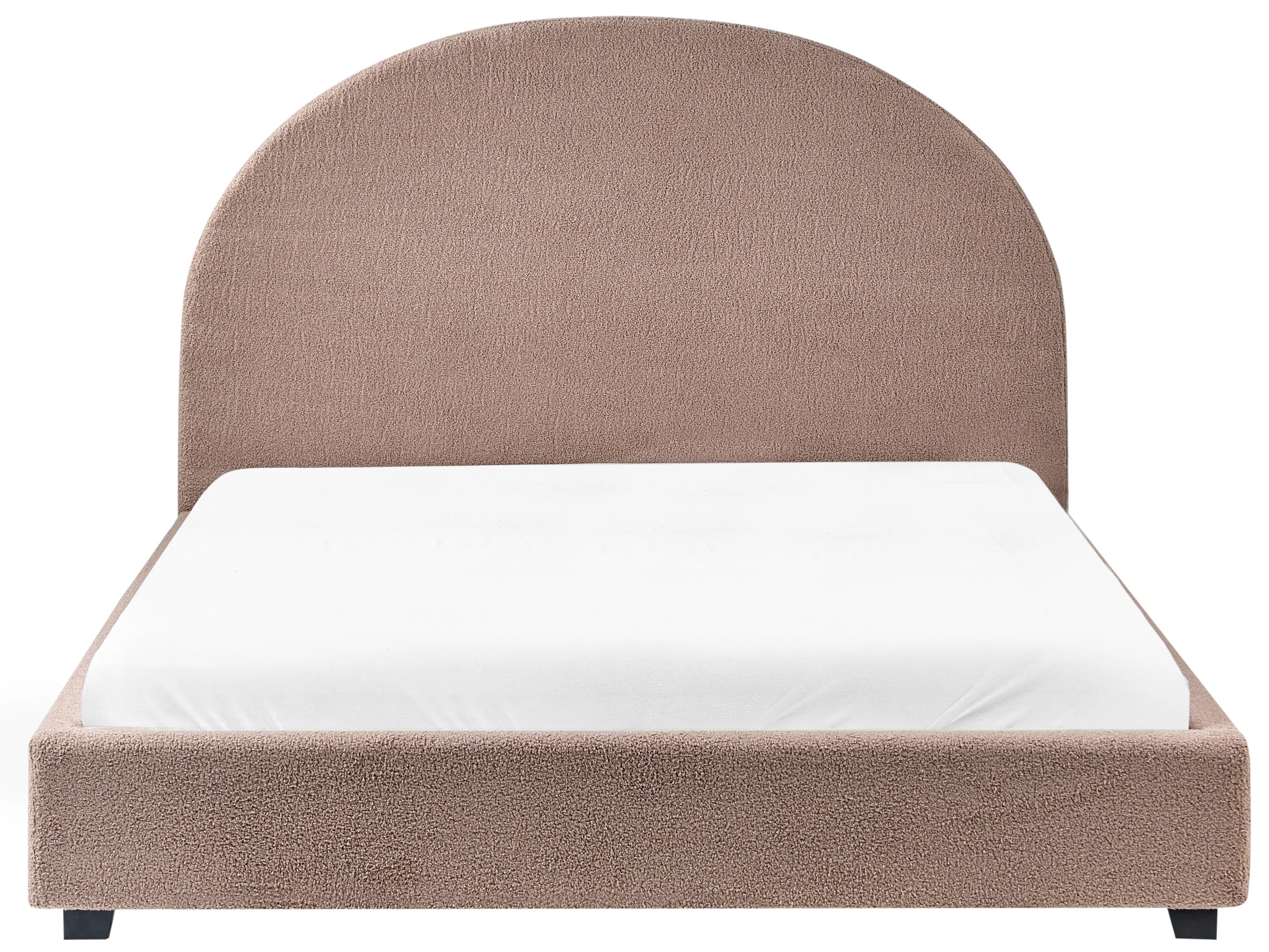Waterbed Bouclé VAUCLUSE 140 x 200 cm Taupe