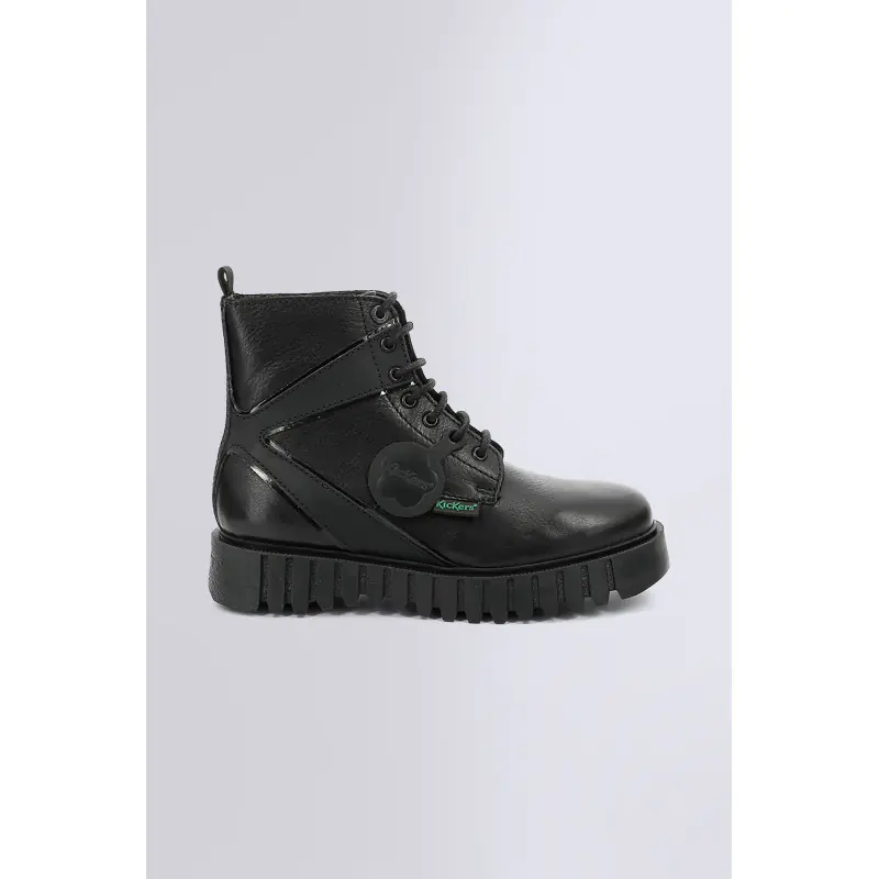 KICK FABULOUS NOIR BOOTS Cuir Femme