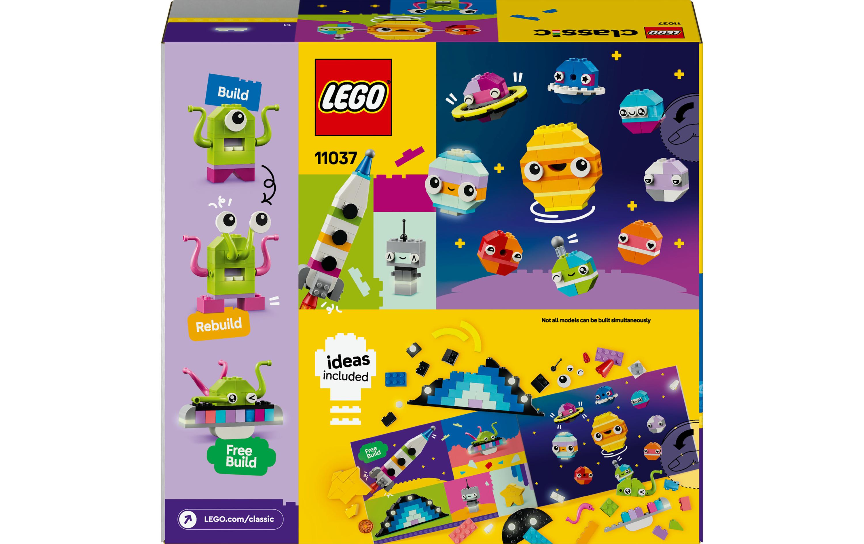 Classic Kreative Weltraumplaneten 11037LEGO Weltraumspielzeug und Sonnensystem zum Selberbauen