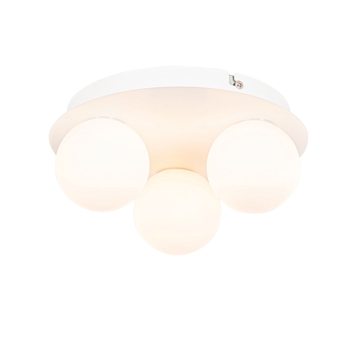 Moderne badkamer plafondlamp wit 3-lichts - Cederic