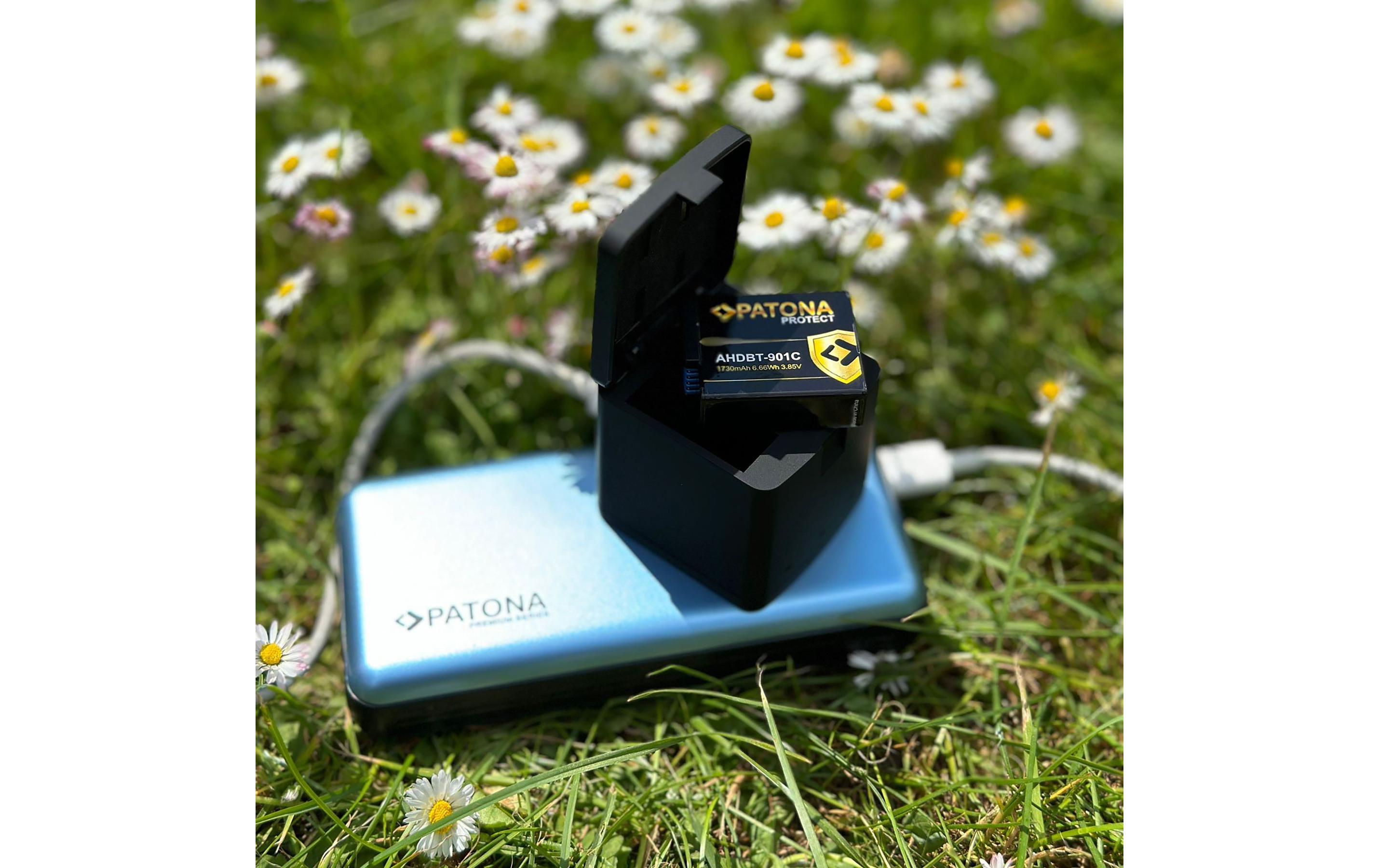 Premium Tripple-Charger für GoPro Hero 9, 10 und 11Ladebox für GoPro Hero 9, 10 und 11