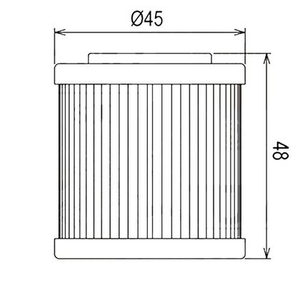 Filtre à huile HifloFiltro HF154 Type origine