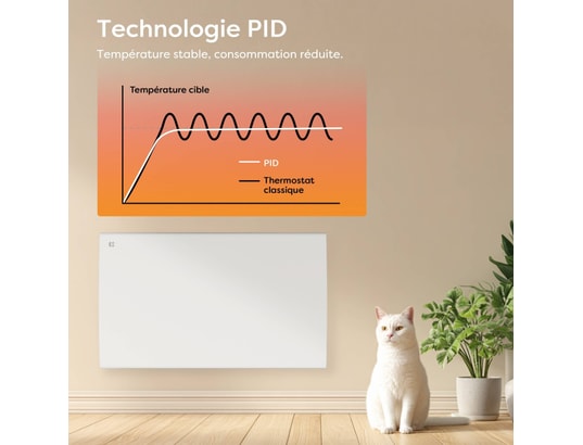 CIARRA - Radiateur inertie Radiateur électrique à inertie céramique 1500w cdht15e