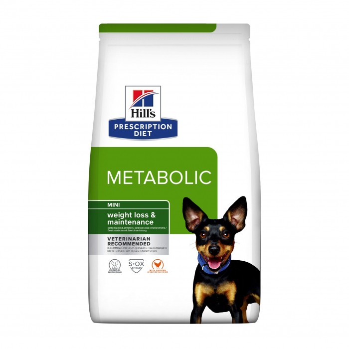 HILL'S Prescription Diet Metabolic Mini au Poulet - Croquettes pour chien