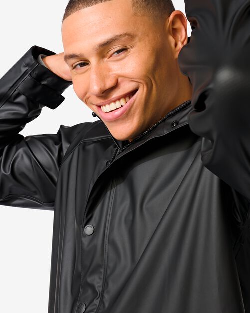 manteau imperméable noir