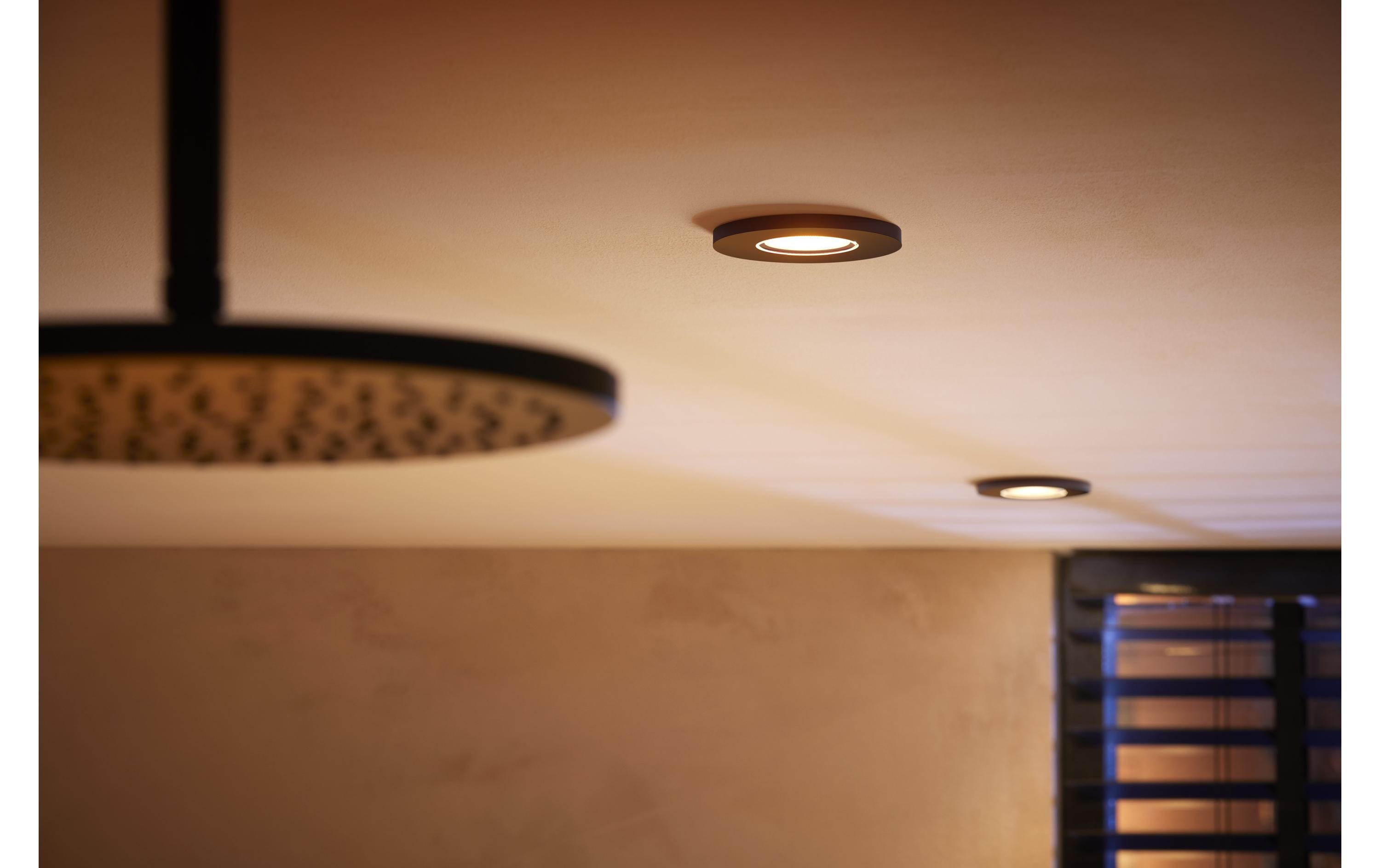 White & Color Ambiance Xamento Einbauspot SchwarzSmartes Licht für jeden Raum