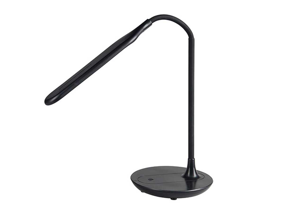 Lampe de bureau led touch noire
