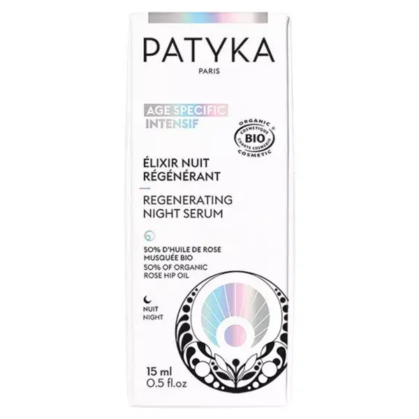 Elixir Noturno Reparador de Rugas e Firmeza Patyka 15ml