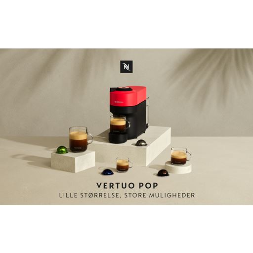 Nespresso Vertuo Pop Kaffemaskine, Spicy Red