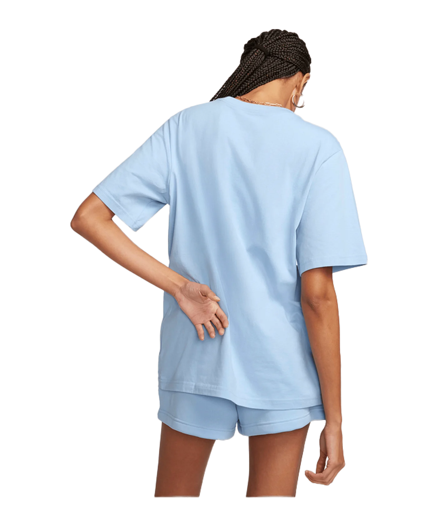 Nike T-Shirt Damen Blau Weiss F440